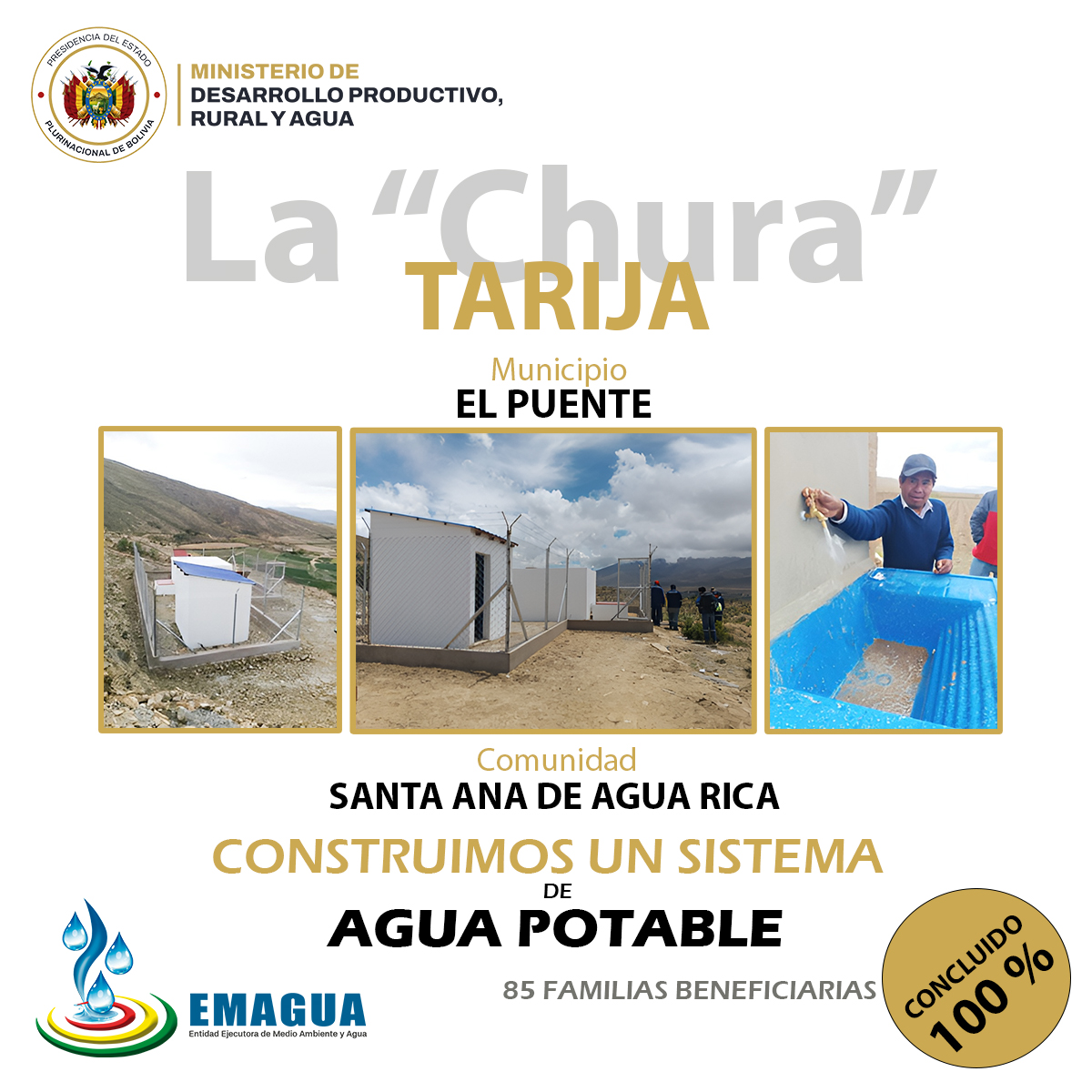 AGUA POTABLE - TARIJA 